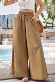 Summer Linen Bohemian Wide Leg Pants