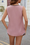 New V-Neck Sleeveless Chiffon Shirts