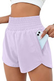 Solid Color Yoga Sports Shorts
