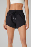 High Waist Drawstring Yoga Shorts