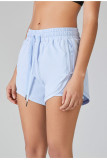 High Waist Drawstring Yoga Shorts