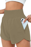 Solid Color Yoga Sports Shorts