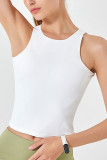 Round Neck Sleeveless Yoga Top