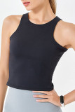 Round Neck Sleeveless Yoga Top