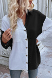 Autumn Contrast Long Sleeved Shirts