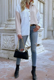 Autumn Contrast Long Sleeved Shirts