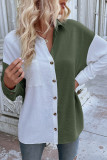 Autumn Contrast Long Sleeved Shirts