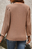 Spring Autumn Bubble Long Sleeve Top