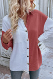 Autumn Contrast Long Sleeved Shirts