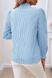 Casual Contrast Cardigan Long Sleeved Shirt