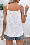 V-Neck Sleeveless Camisole Sequined Vest