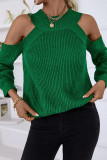 Round Neck Loose Long Sleeved Sweater