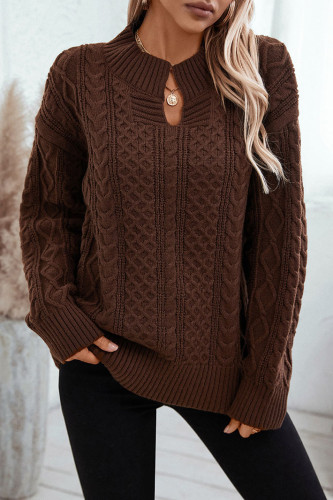 V-Neck Loose Casual Knitted Sweater