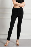 High Waisted High Stretch Denim Pants
