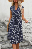 Summer Sleeveless Leopard Print Dress