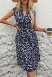 Summer Sleeveless Leopard Print Dress