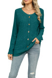 Round Neck Long Sleeved Loose T-Shirt