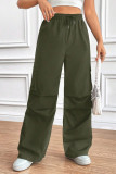 Versatile Solid Color Straight Leg Pants