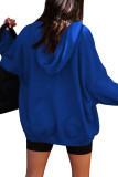 Casual Solid Color Hooded Pocket Hoodie