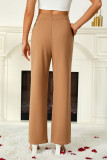 High Waisted Horn Straight Leg Pants