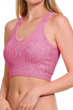 Solid Color Sports Leisure Camisole Vest
