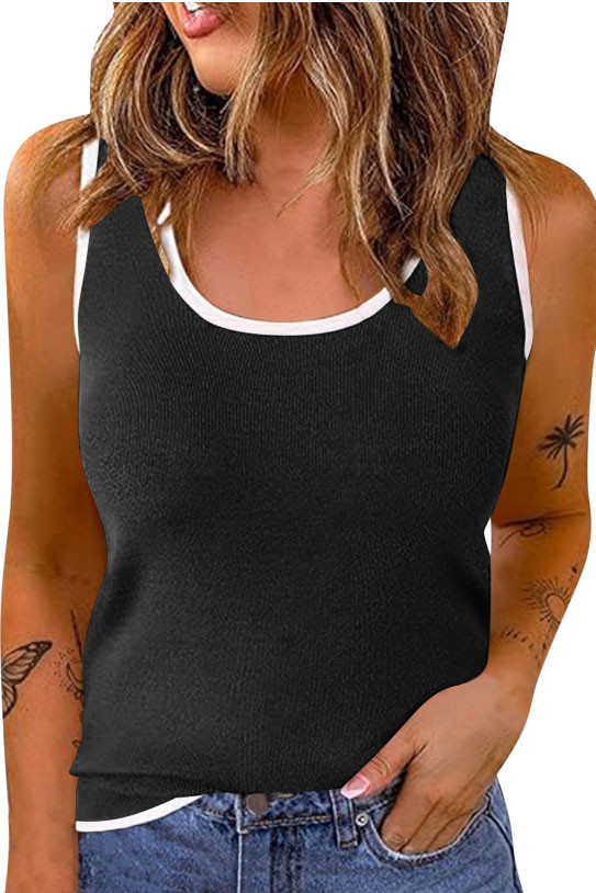 Sports Versatile U-Neck Sleeveless Vest