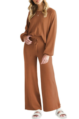 Commuter Long Sleeved Casual Two-Piece Set