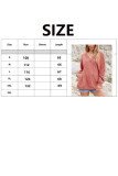 Waffle Solid Color V-Neck Hooded Sweatshirt