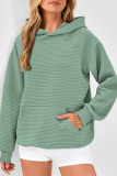 Long Sleeved Pocket Hooded Sweatshirt