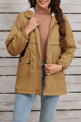 Hooded Zipper Jacket Warm Thick Assault Suit