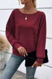 Simply Stripe Batwing Sleeve Top