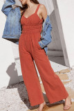 Solid Color Fashionable Camisole Jumpsuit