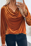 Retro Velvet Long Sleeved Shirt