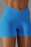 Cross Waist Seamless Tight Skin Friendly Fitness Pants