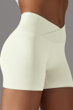 Cross Waist Seamless Tight Skin Friendly Fitness Pants
