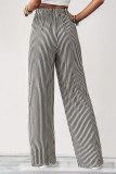 Striped Casual Pants Straight Leg Pants