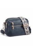 Quilted Faux Leather Crossbody Bag