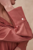 Solid Color Casual Button Shirt