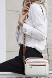 Quilted Faux Leather Crossbody Bag