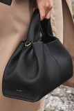 Cloud Pouch Bag Dumpling Clutch Purse Handbag Leather Cloud Handbag