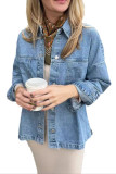 Cowboy Loose Lapel Plus Size Jacket
