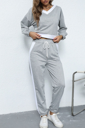 Leisure Women's Sports Hoodie Two Piece Set