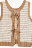 Round Neck Loose Sleeveless Vest Sweater