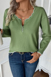 Round Neck Casual Pullover Knitted Sweater