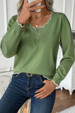 Round Neck Casual Pullover Knitted Sweater
