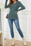 Bubble Long Sleeved Casual Knitted Top