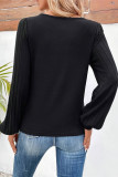 V-Neck Women's Long Sleeved T-Shirt