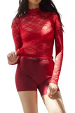 Long Sleeved Lace Bottom Shirt