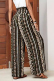 Ethnic Style Printed Casual Wide Leg Pants