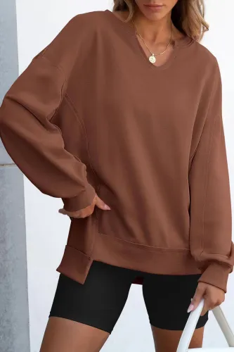 Irregular Loose Long Sleeved Hoodie